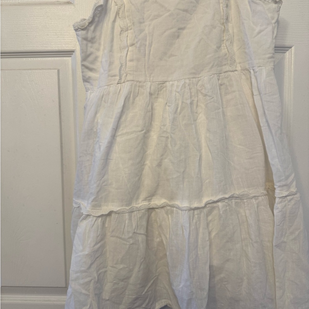 Urban Outfitters Cream Lace Detail dress
